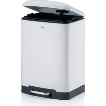 Kela Кош за отпадъци с педал Davino - бял - 12 л (KELA 10904)