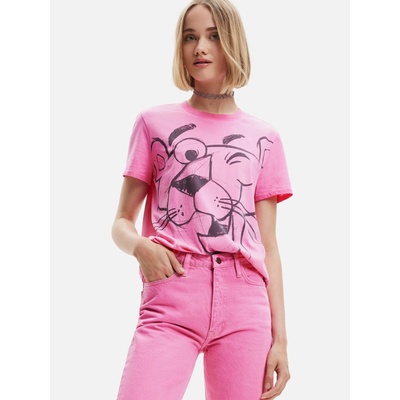 Desigual Pink Panther Smile T-shirt Desigual | Rozov | ЖЕНИ | S