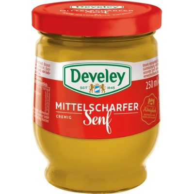 Develey středně pálivá hořčice 250ml – Zboží Dáma