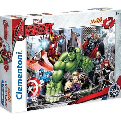 Clementoni MAXI Avengers Připraveni k boji 104 dielov