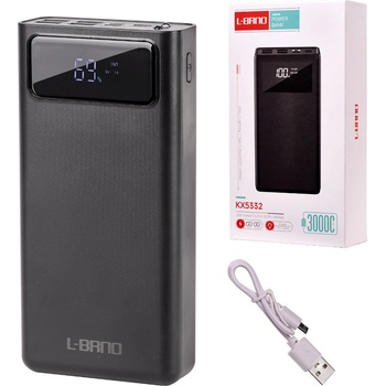 Dudao K1Max 30000mAh černá