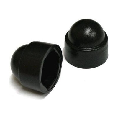 krytka klobouková šroub/matice M10 OK17 černá 17mm