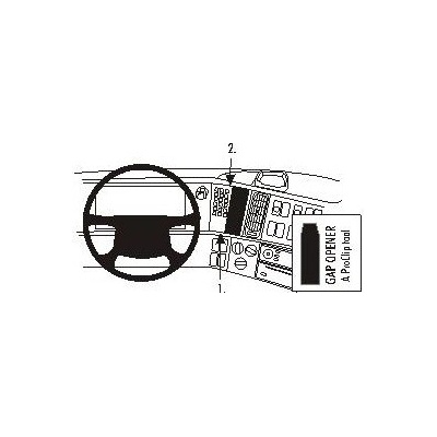Brodit ProClip montážní konzole pro Volvo FH/NH series 03-12, na střed 853189