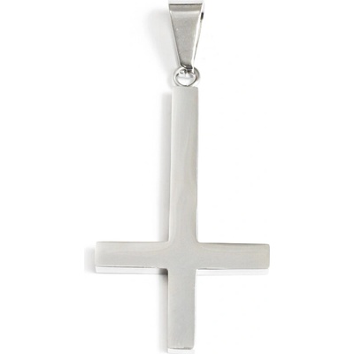 BM Jewellery Přívěsek obracený kříž z chirurgické oceli S1096040