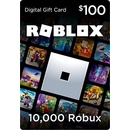 Roblox Card 100 $ - 10.000 Robux