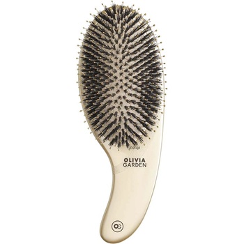 Olivia Garden Expert Care Curve Boar & Nylon Brush Gold