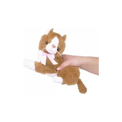 BEPPE Plush brown cat lying mascot Flico kitten 34cm 12831