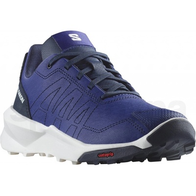 Salomon Patrol Play J L47281000 blue print/white/carbon – Zboží Mobilmania