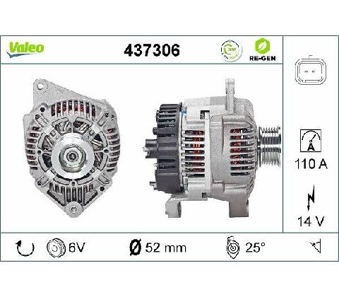 Generátor VALEO 437306