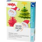 HABA Креативен комплект Първо нанизване филцова гирлянда Дядо Коледа (2012722)