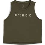 PUMA Women's Hyrox Spun Performance Gym Vest - Dark Olive