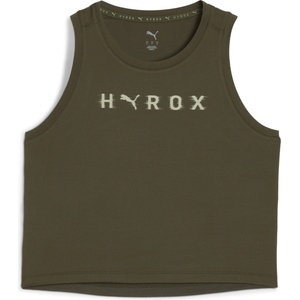 PUMA Women's Hyrox Spun Performance Gym Vest - Dark Olive