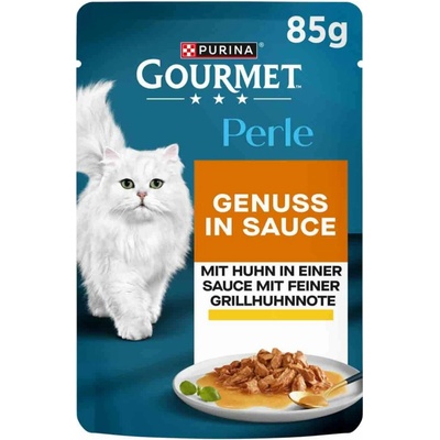 Gourmet Perle Genuss v omáčce s kuřecím 26 × 85 g