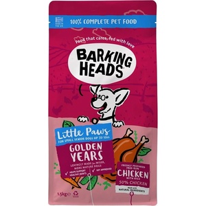 Barking Heads & Meowing Heads Little Paws Golden Years Chicken 1, 5 кг