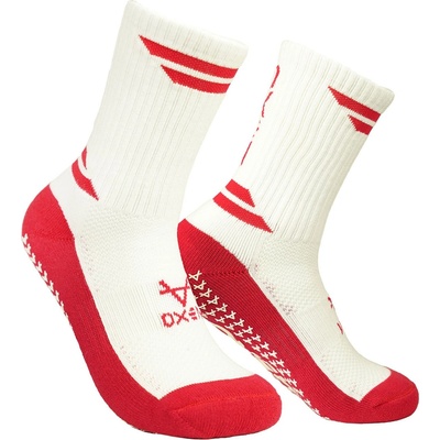OXEN Чорапи OXEN Kids' Grip Rugby Socks - White/Red