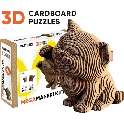 Cartonic 3D Puzzle Mega Maneki Kitten: 93 ks