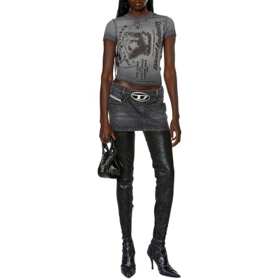 Diesel De-ron-s2 Skirt čierna