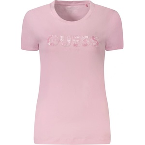 Guess jeans Дамска тениска с къс ръкав guess jeans, Размер s, Цвят Роза (w5gi17j1314_rsg4q4)