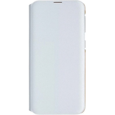 Samsung Оригинален Калъф за Samsung A20e Wallet Case EF-WA202PWEGWW, Бял (EF-WA202PWEGWW)