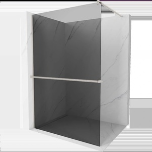 Mexen Kioto+ душ параван с рафт Walk-in 70 x 200 см, графит, четкан никел - 800-070-121-97-40 (800-070-121-97-40)