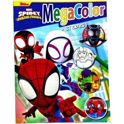 Omaľovánka Marvel Spidey Amazing Friends 128 strán nálepky