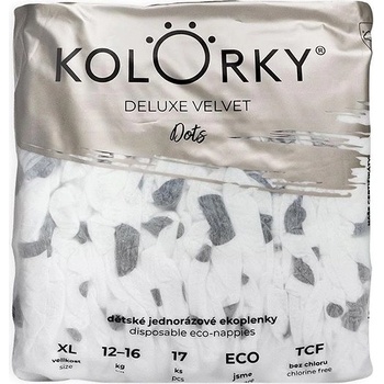 KOLORKY DELUXE VELVET Bodky XL 17 ks