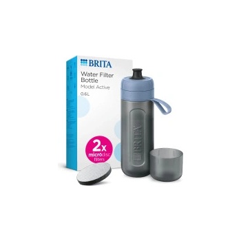 Brita Fill & Go Active 0,6 l modrá + microdisc 2 ks 2024