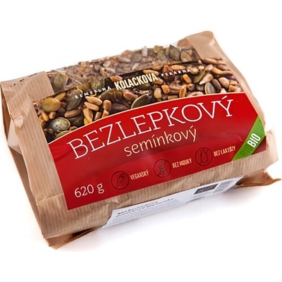 Koláčkova pekárna Semínkový bez mouky bez lepku 620g