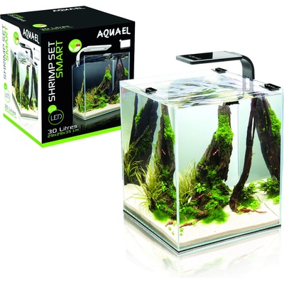 Aquael Shrimp Set Smart 10 bílý 20 x 20 x 25 cm – Zboží Dáma