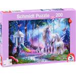 Schmidt Spiele Детски пъзел Schmidt от 200 части - Еднорог със своето малко жребче (56486) - ozone