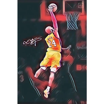 Ceduľa Kobe Bryant Art