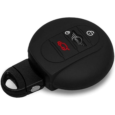 Kľúčenka Ochranné silikónové puzdro na kľúč pre Mini, čierna