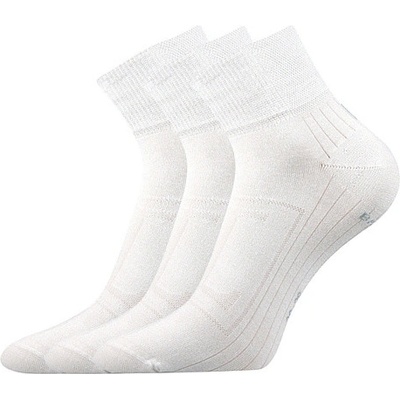 Lonka RABAN bambusové ponožky 3 páry Bílá