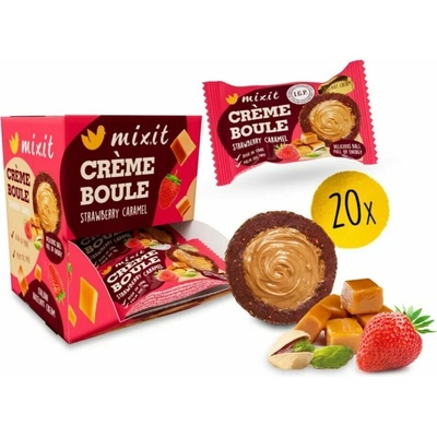 Mixit Créme boule strawberry caramel 20 x 30 g