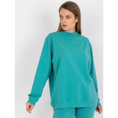 Basic Cotton dámská mikina Levin tmavě zelená