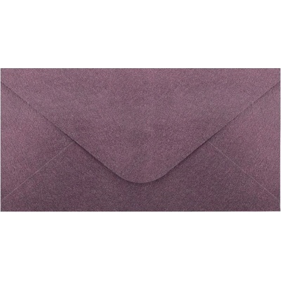 Obálka DL 112x219 mm metal.s ražbou, Fialová