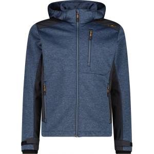 CMP Мъжко софтшел яке CMP Jacket Zip Hood 36A2477 Softshell jacket - Avio Melange - размер 56 (EU) (003-3704-0116)