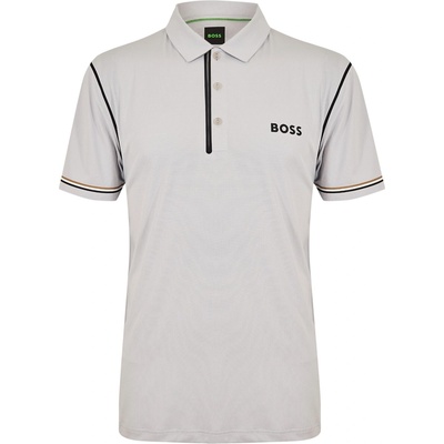 Boss Блуза с яка Boss Men's Paddytech Goc Short Sleeve Polo Shirt - Light/Pstl Grey