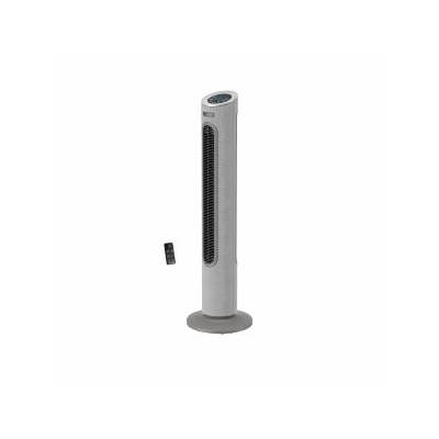 Eole Home Tower Fan, Only 40 dB(A) at Lowest Speed, Energy Saving, 7 Speeds/3 Modes, Timer, Remote Control, Gray, VU6980F0