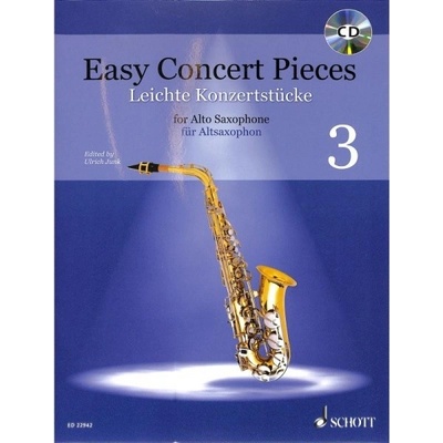 Easy Concert Pieces Band 3 noty pro altový saxofon a klavír