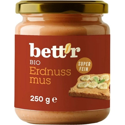 Bettr BIO Arašidové maslo jemné 250 g