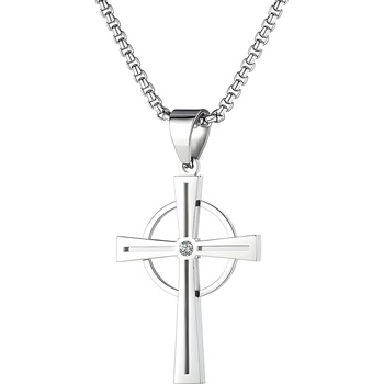 HARAHU Колие mc-22856 - Сребърен kp22856 (mc-22856)