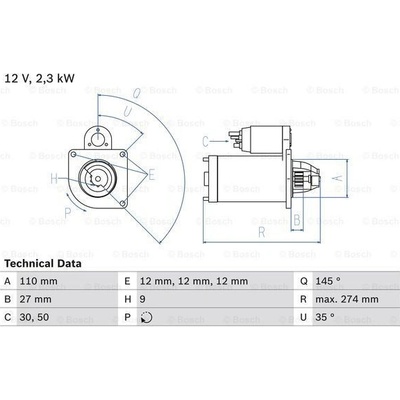 żtartér BOSCH 0 986 023 860