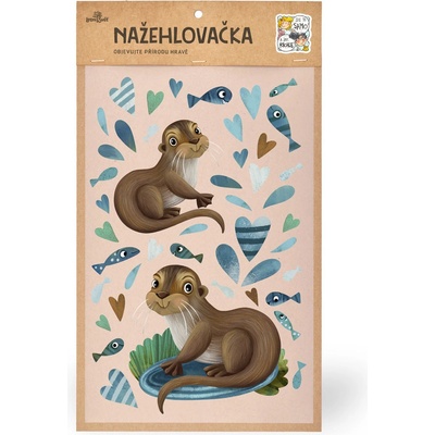 Lesní svět Nažehlovačka L 031 - Vydry