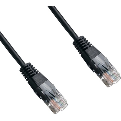 Datacom 1561 patch CAT5E, UTP, 10m, černý