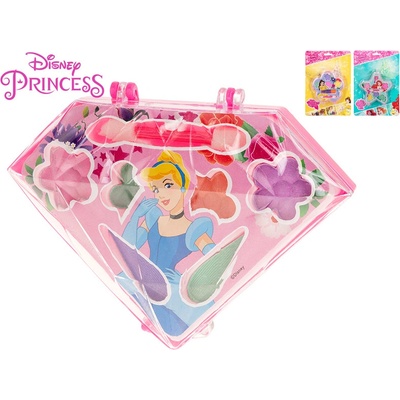 Disney Princess sada krásy s očními stíny lesky na rty 6 ks 3 druhy na kartě