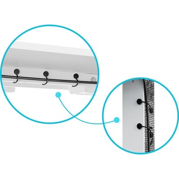 Image 1 of Ultradesk Winger White (UDESK-WI-BWA/BWB)