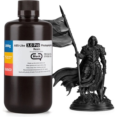 ELEGOO ABS-Like 3.0 Plus Black 1kg – Zboží Živě