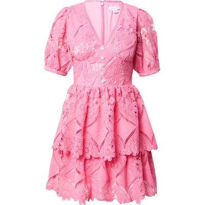Warehouse Рокля тип риза розово, размер 12