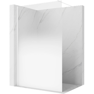 Mexen Kioto душ параван Walk-in 110 x 200 cm, омбре бяла 8 mm, бяла - 800-110-101-20-86 (800-110-101-20-86)